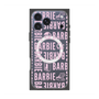 プレミアムスクエアケース with MagSafe［ Barbie - ロゴパターン3 - クリア ］
