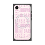 プレミアムスクエアケース with MagSafe［ Barbie - ロゴパターン3 - クリア ］