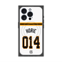 プレミアムスクエアケース with MagSafe［ 読売ジャイアンツ - #014 HORIE - ホーム ］