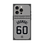 プレミアムスクエアケース with MagSafe［ 読売ジャイアンツ - #60 ARAMAKI - ビジター ］