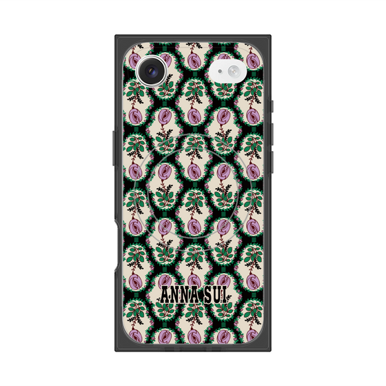 プレミアムスクエアケース with MagSafe［ ANNA SUI - ROSE CAMEO ］