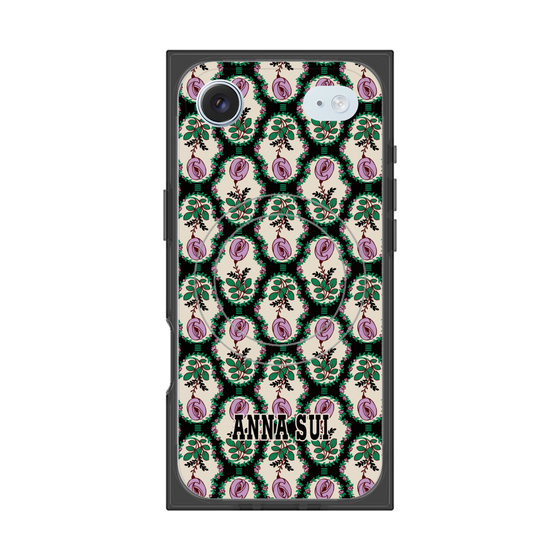 プレミアムスクエアケース with MagSafe［ ANNA SUI - ROSE CAMEO ］