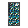 プレミアムスクエアケース with MagSafe［ ANNA SUI - HEARTS VINE - BLUE ］