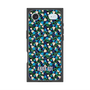 プレミアムスクエアケース with MagSafe［ ANNA SUI - HEARTS VINE - BLUE ］