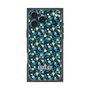 プレミアムスクエアケース with MagSafe［ ANNA SUI - HEARTS VINE - BLUE ］