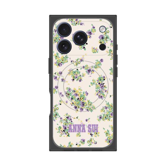 プレミアムスクエアケース with MagSafe［ ANNA SUI - ROSEBUDS ］