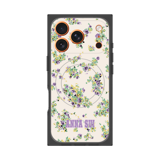 プレミアムスクエアケース with MagSafe［ ANNA SUI - ROSEBUDS ］