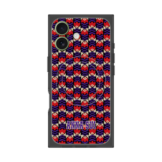 プレミアムスクエアケース with MagSafe［ ANNA SUI - TULIPS ］