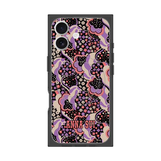 プレミアムスクエアケース with MagSafe［ ANNA SUI - WAVY CLOUDS ］