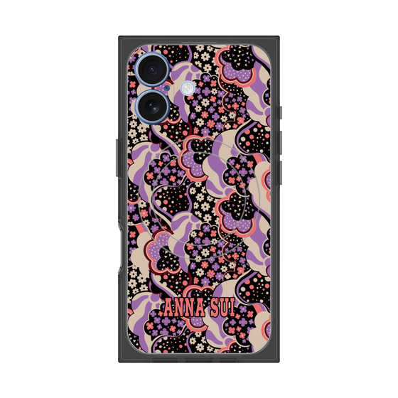 プレミアムスクエアケース with MagSafe［ ANNA SUI - WAVY CLOUDS ］