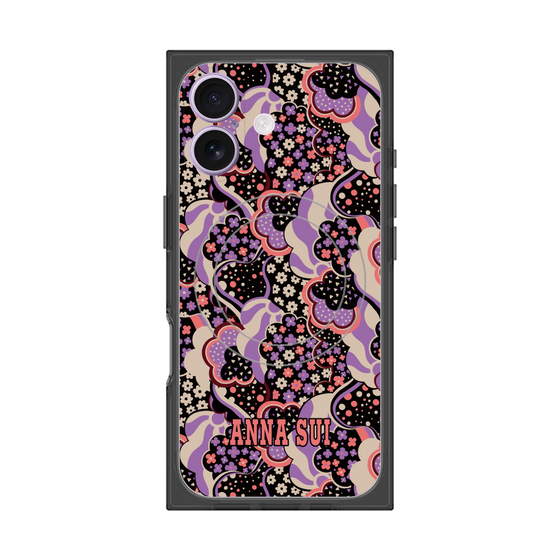 プレミアムスクエアケース with MagSafe［ ANNA SUI - WAVY CLOUDS ］