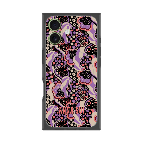 プレミアムスクエアケース with MagSafe［ ANNA SUI - WAVY CLOUDS ］