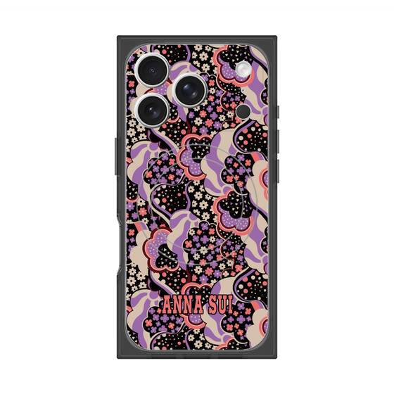 プレミアムスクエアケース with MagSafe［ ANNA SUI - WAVY CLOUDS ］