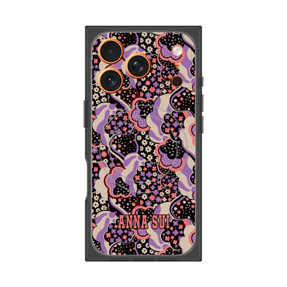 プレミアムスクエアケース with MagSafe［ ANNA SUI - WAVY CLOUDS ］
