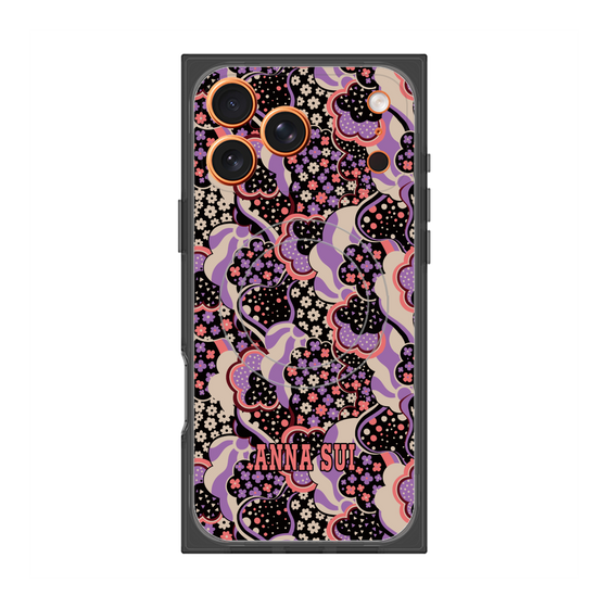 プレミアムスクエアケース with MagSafe［ ANNA SUI - WAVY CLOUDS ］