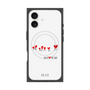 プレミアムスクエアケース with MagSafe［ ELLE - Let who love me follow me - ホワイト ］