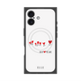 プレミアムスクエアケース with MagSafe［ ELLE - Let who love me follow me - ホワイト ］