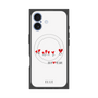 プレミアムスクエアケース with MagSafe［ ELLE - Let who love me follow me - ホワイト ］