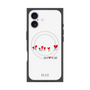 プレミアムスクエアケース with MagSafe［ ELLE - Let who love me follow me - ホワイト ］
