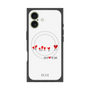 プレミアムスクエアケース with MagSafe［ ELLE - Let who love me follow me - ホワイト ］