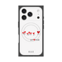 プレミアムスクエアケース with MagSafe［ ELLE - Let who love me follow me - ホワイト ］