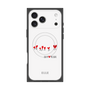 プレミアムスクエアケース with MagSafe［ ELLE - Let who love me follow me - ホワイト ］