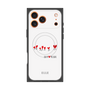 プレミアムスクエアケース with MagSafe［ ELLE - Let who love me follow me - ホワイト ］