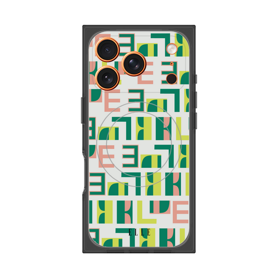 プレミアムスクエアケース with MagSafe［ ELLE - Iconics Prints2 ］