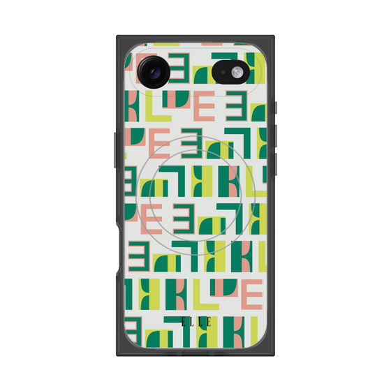プレミアムスクエアケース with MagSafe［ ELLE - Iconics Prints2 ］