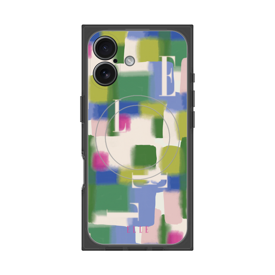 プレミアムスクエアケース with MagSafe［ ELLE - Iconics Prints3 ］