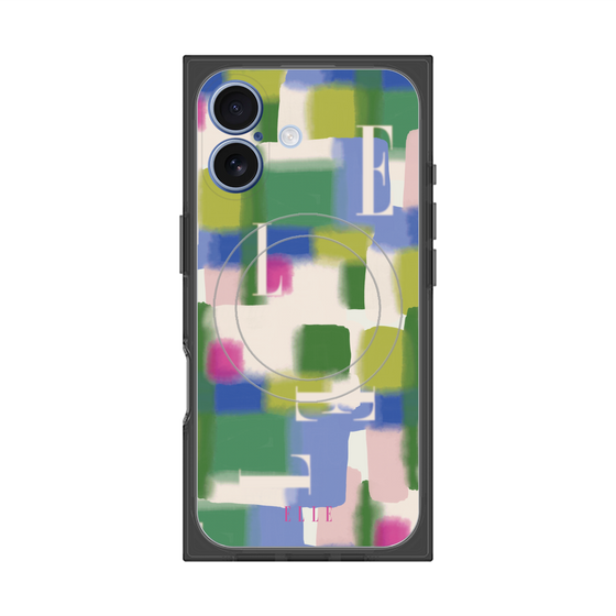 プレミアムスクエアケース with MagSafe［ ELLE - Iconics Prints3 ］