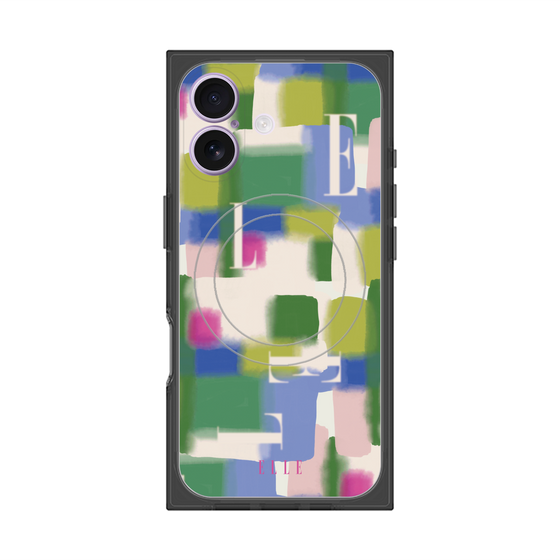 プレミアムスクエアケース with MagSafe［ ELLE - Iconics Prints3 ］