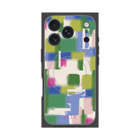 プレミアムスクエアケース with MagSafe［ ELLE - Iconics Prints3 ］