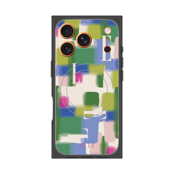 プレミアムスクエアケース with MagSafe［ ELLE - Iconics Prints3 ］