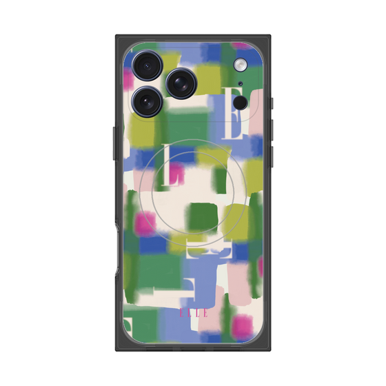 プレミアムスクエアケース with MagSafe［ ELLE - Iconics Prints3 ］