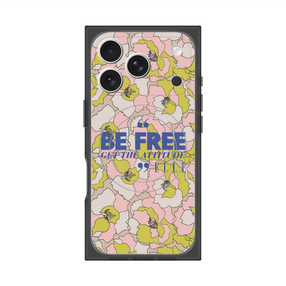 プレミアムスクエアケース with MagSafe［ ELLE - Be Free ］