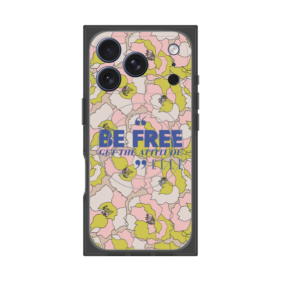 プレミアムスクエアケース with MagSafe［ ELLE - Be Free ］