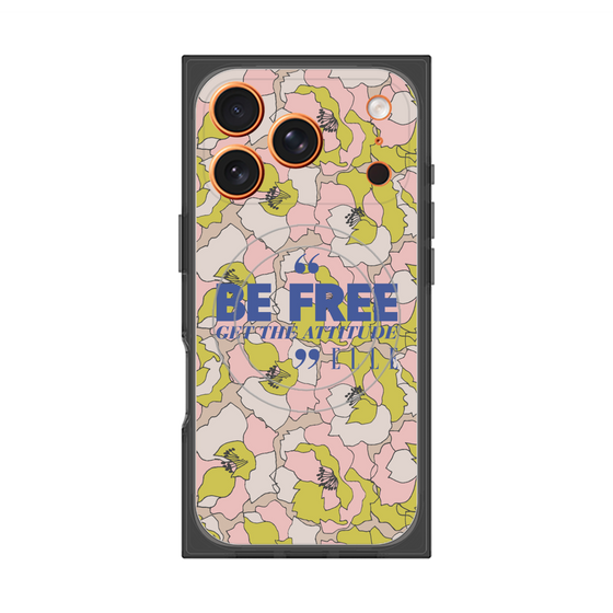 プレミアムスクエアケース with MagSafe［ ELLE - Be Free ］