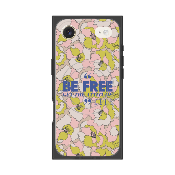 プレミアムスクエアケース with MagSafe［ ELLE - Be Free ］