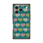 プレミアムスクエアケース with MagSafe［ ELLE - Cat Pattern - グリーン ］