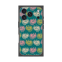 プレミアムスクエアケース with MagSafe［ ELLE - Cat Pattern - グリーン ］