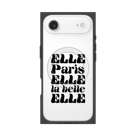 プレミアムスクエアケース with MagSafe［ ELLE - ELLE Paris ］