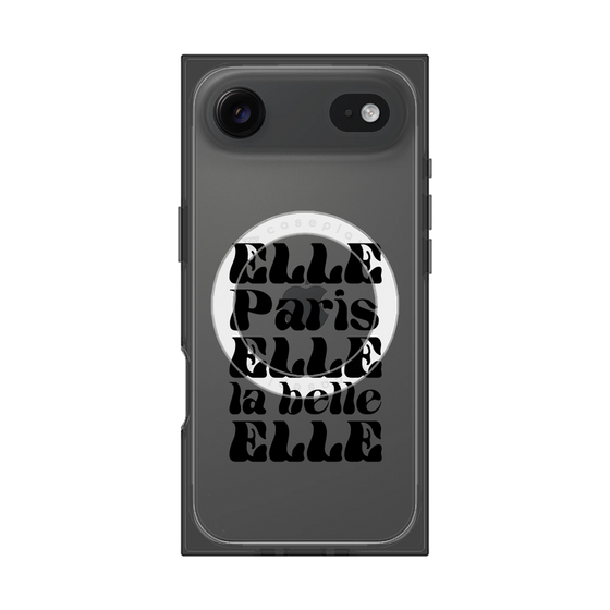 プレミアムスクエアケース with MagSafe［ ELLE - ELLE Paris ］