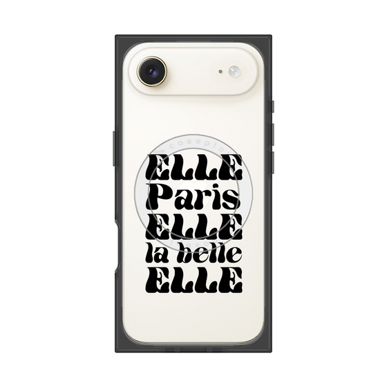 プレミアムスクエアケース with MagSafe［ ELLE - ELLE Paris ］
