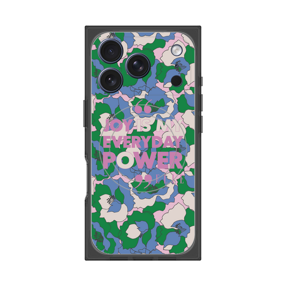 プレミアムスクエアケース with MagSafe［ ELLE - Joy is my everyday power ］