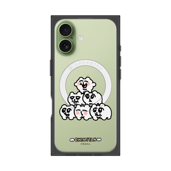 プレミアムスクエアケース with MagSafe［ ちみたん - ピラミッド ］