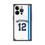 プレミアムスクエアケース with MagSafe［ 埼玉西武ライオンズ- #12 WATANABE - ホーム ］