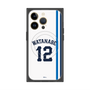 プレミアムスクエアケース with MagSafe［ 埼玉西武ライオンズ- #12 WATANABE - ホーム ］