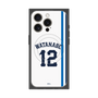 プレミアムスクエアケース with MagSafe［ 埼玉西武ライオンズ- #12 WATANABE - ホーム ］