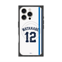 プレミアムスクエアケース with MagSafe［ 埼玉西武ライオンズ- #12 WATANABE - ホーム ］